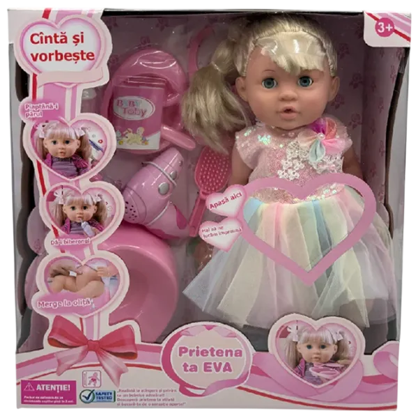 Păpușă HD Toys EVA 32461  / 3+ photo 1