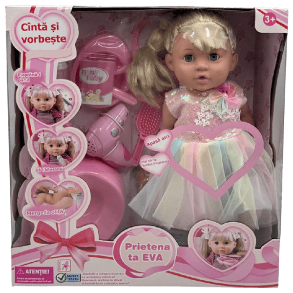 Păpușă HD Toys EVA 32461  / 3+ photo 1