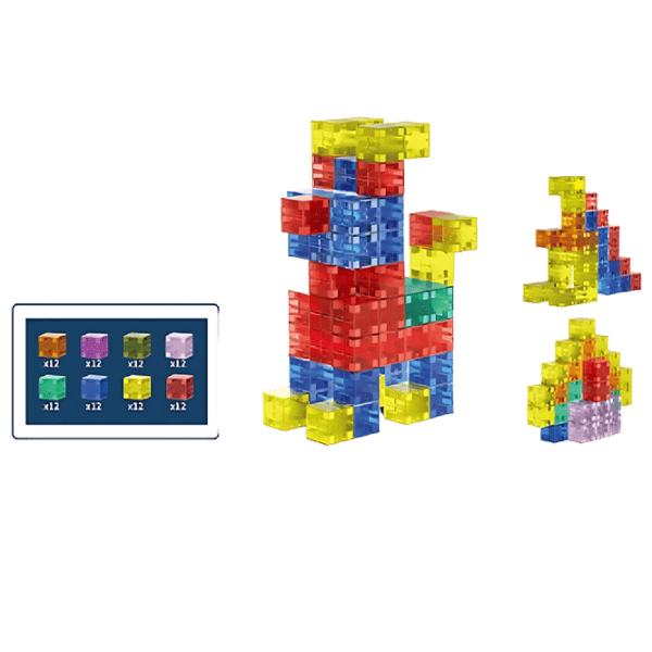 Constructor HD Toys Magnetic Blocks Clasic/ Multicolor photo 1