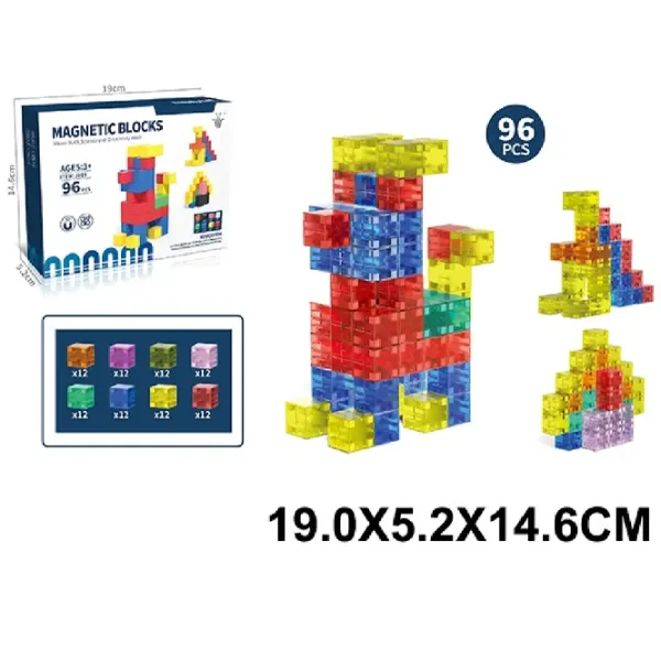 Constructor HD Toys Magnetic Blocks Clasic/ Multicolor photo 2