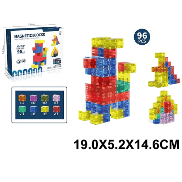 Constructor HD Toys Magnetic Blocks Clasic/ Multicolor photo 2