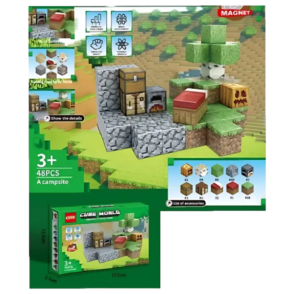 Constructor HD Toys Cube World Clasic/ Multicolor photo 1