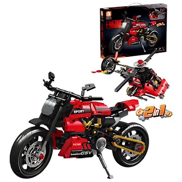 Constructor HD Toys R8/2/3 Transport/ Red photo 1