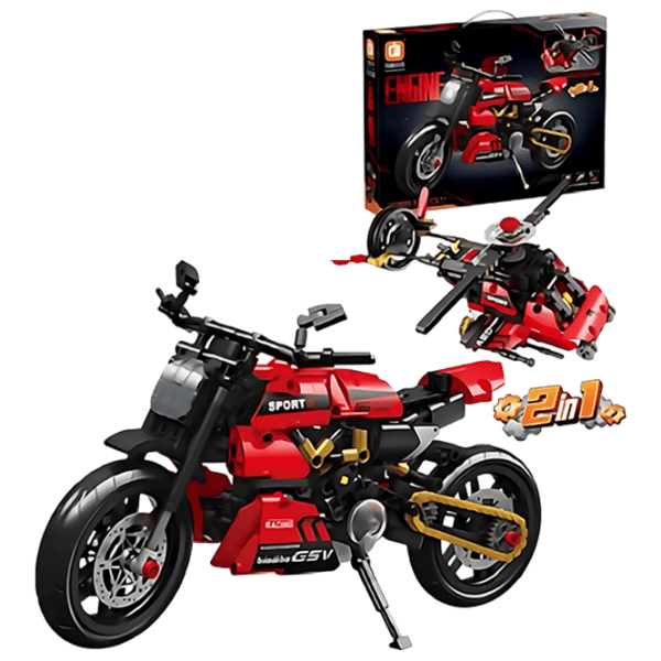 Constructor HD Toys R8/2/3 Transport/ Red photo 1