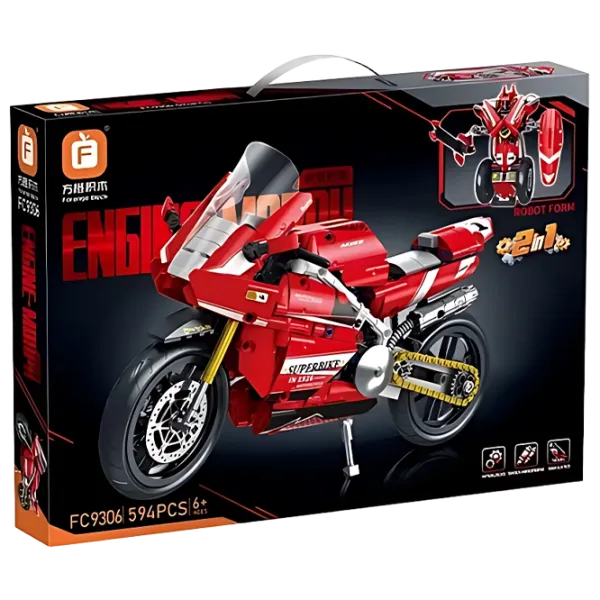 Constructor HD Toys R7/24 Robot/ Red photo 1