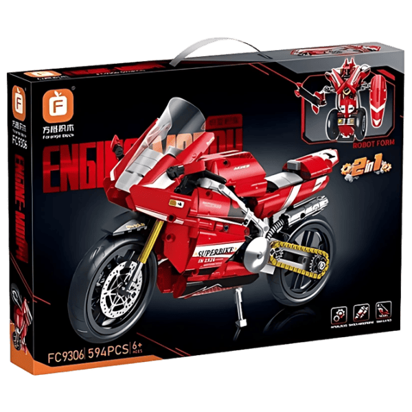 Constructor HD Toys R7/24 Robot/ Red photo 1