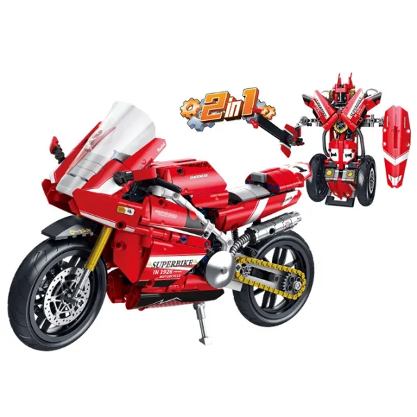Constructor HD Toys R7/24 Robot/ Red photo 3
