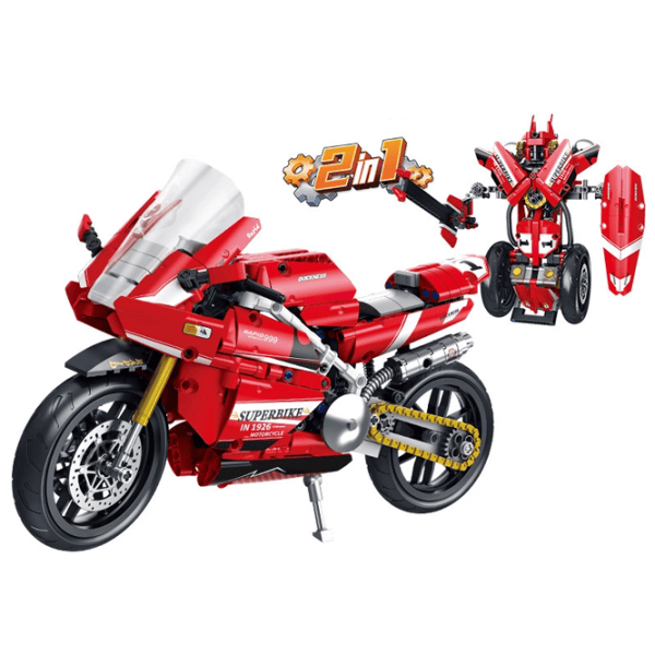 Constructor HD Toys R7/24 Robot/ Red photo 3