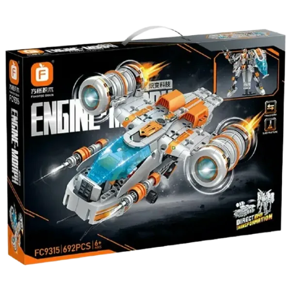 Constructor HD Toys R7/24 Robot/ Gray photo 1