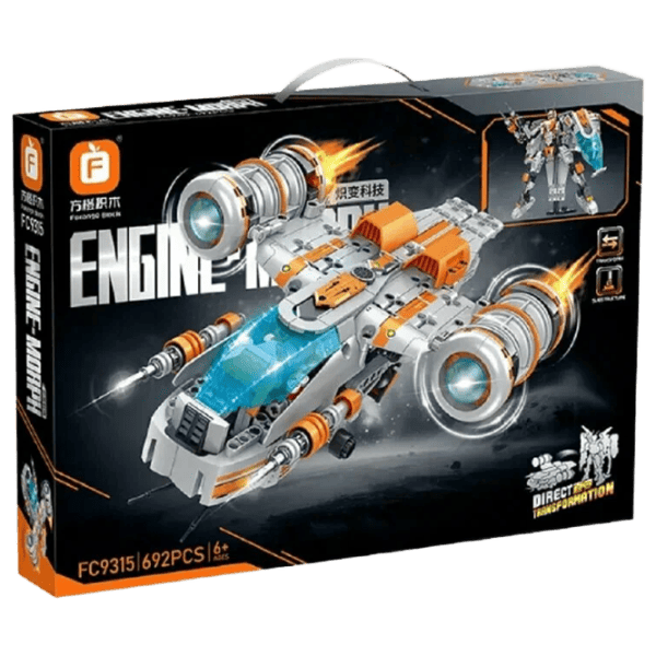Constructor HD Toys R7/24 Robot/ Gray photo 1