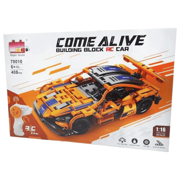 Constructor cu telecomandă HD Toys R16/28 Mașină/ Orange photo 1
