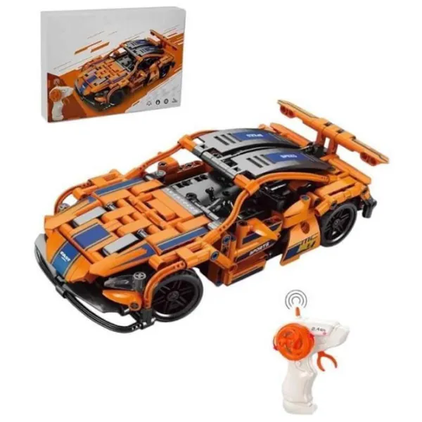 Constructor cu telecomandă HD Toys R16/28 Mașină/ Orange photo 4