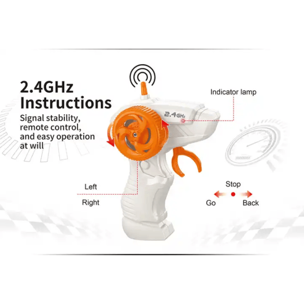 Constructor cu telecomandă HD Toys R16/28 Mașină/ Orange photo 5