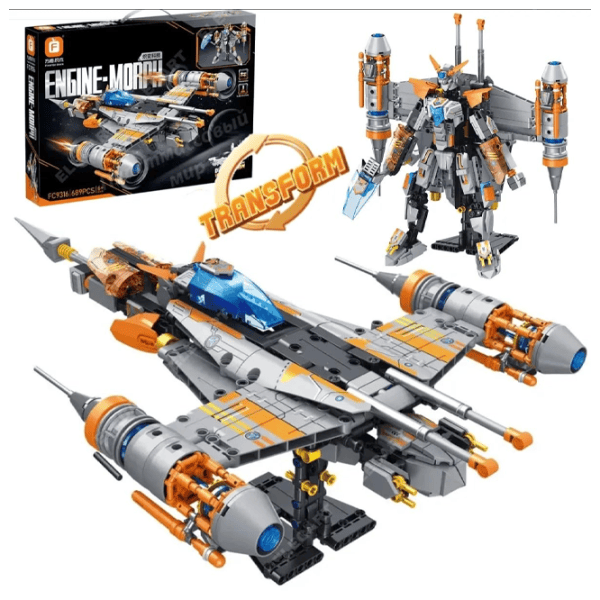 Constructor HD Toys R7/23 Robot/ Gray photo 2