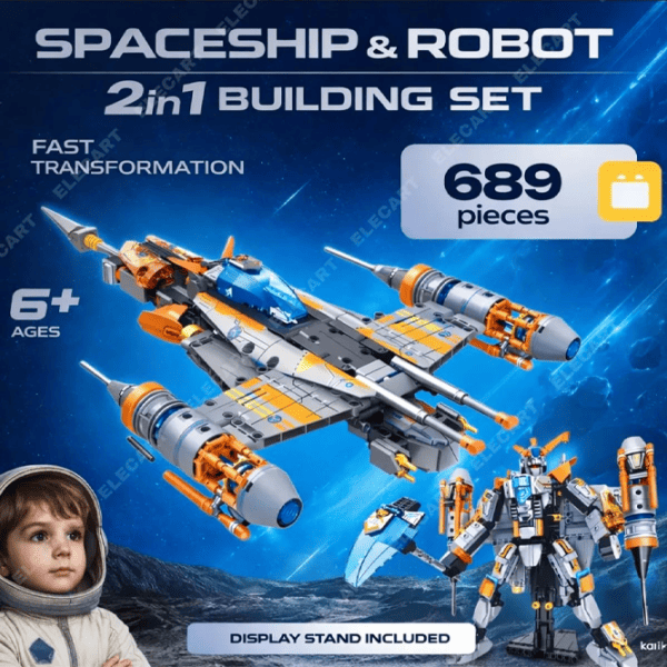 Constructor HD Toys R7/23 Robot/ Gray photo 5