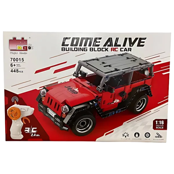 Constructor cu telecomandă HD Toys R16/28 Mașină/ Red photo 1