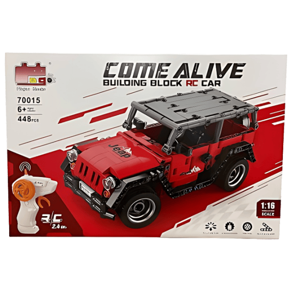 Constructor cu telecomandă HD Toys R16/28 Mașină/ Red photo 1