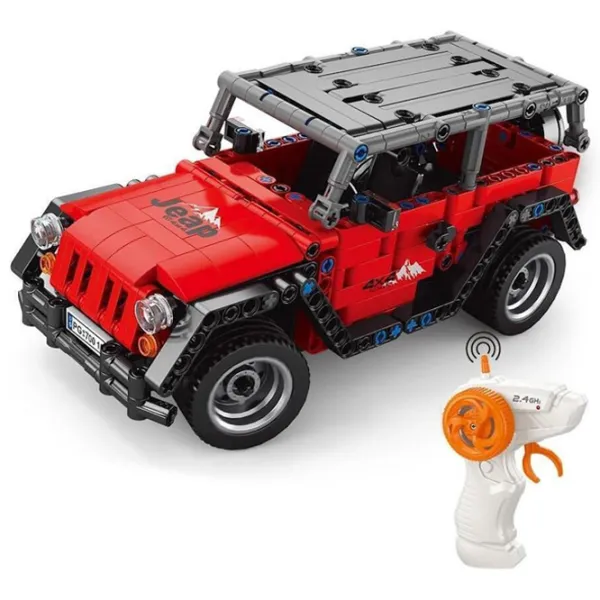 Constructor cu telecomandă HD Toys R16/28 Mașină/ Red photo 3