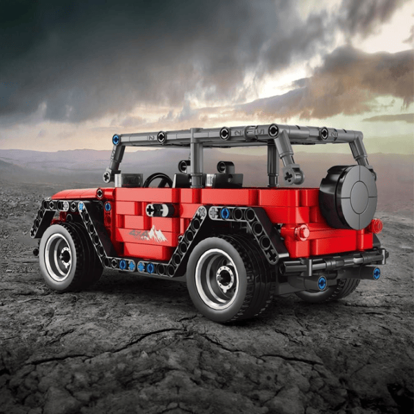 Constructor cu telecomandă HD Toys R16/28 Mașină/ Red photo 6