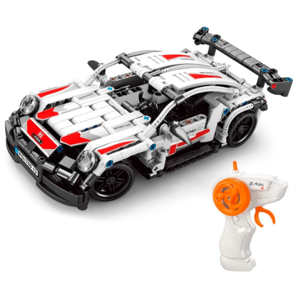 Constructor cu telecomandă HD Toys R16/28 Mașină/ White photo 2