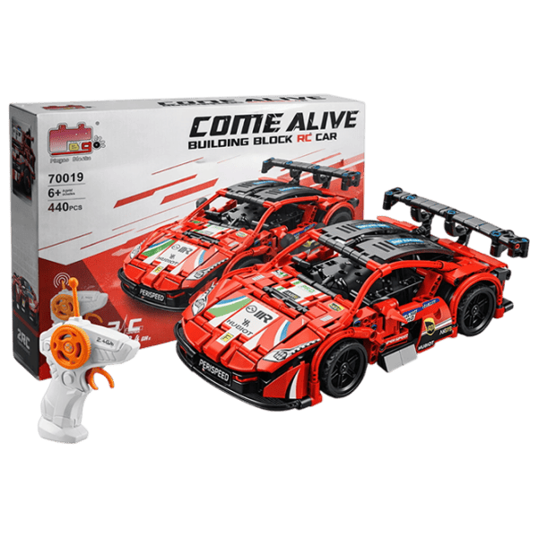Constructor cu telecomandă HD Toys R16/28 Mașină/ Red photo 1