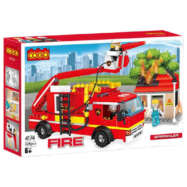 Constructor HD Toys D1R8/24 Pompieri/ Red photo 1
