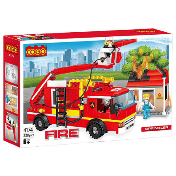 Constructor HD Toys D1R8/24 Pompieri/ Red photo 1