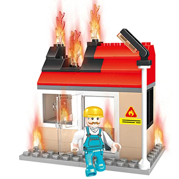 Constructor HD Toys D1R8/24 Pompieri/ Red photo 2