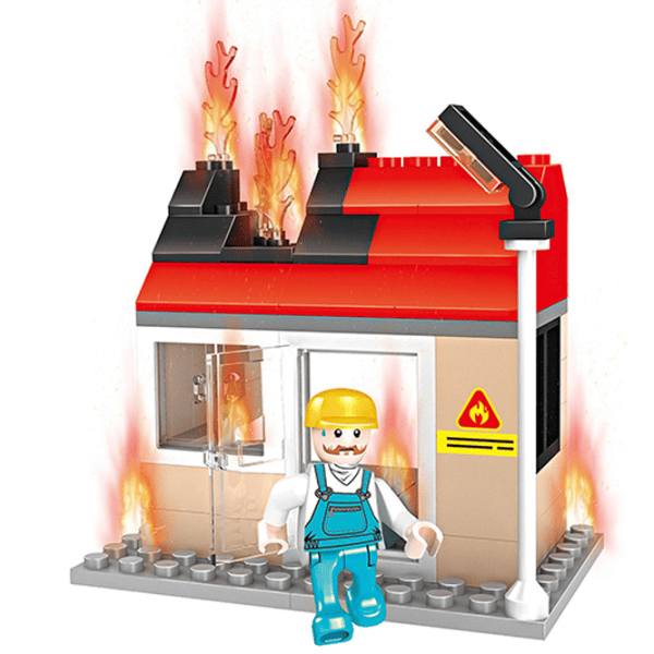 Constructor HD Toys D1R8/24 Pompieri/ Red photo 2