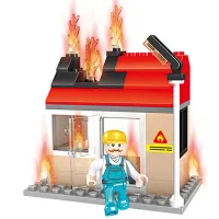 Constructor HD Toys D1R8/24 Pompieri/ Red photo 2