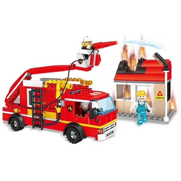 Constructor HD Toys D1R8/24 Pompieri/ Red photo 3