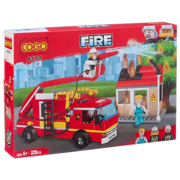 Constructor HD Toys D1R8/24 Pompieri/ Red photo 4
