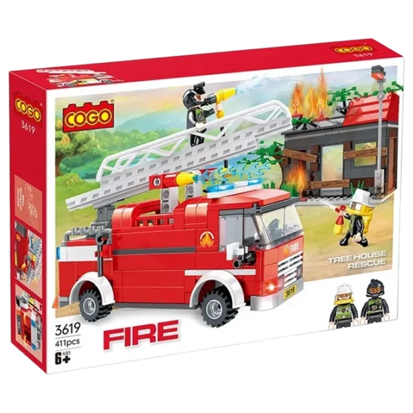Constructor HD Toys D1R7/17 Pompieri/ Red photo 1