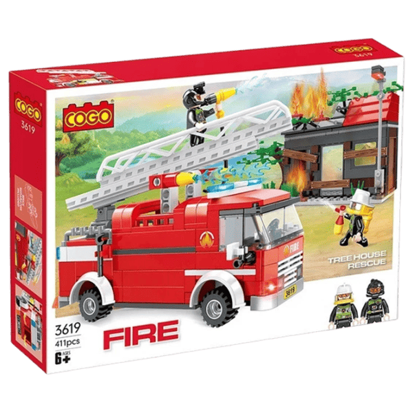 Constructor HD Toys D1R7/17 Pompieri/ Red photo 1