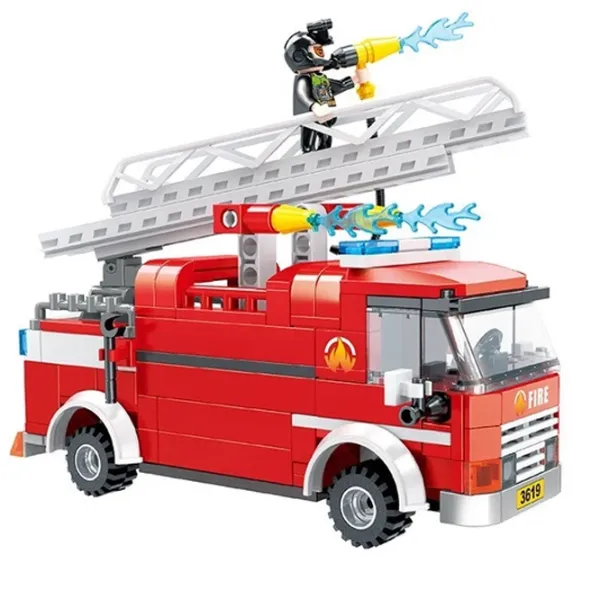 Constructor HD Toys D1R7/17 Pompieri/ Red photo 4