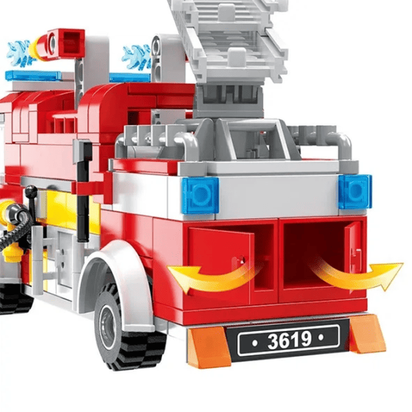 Constructor HD Toys D1R7/17 Pompieri/ Red photo 5