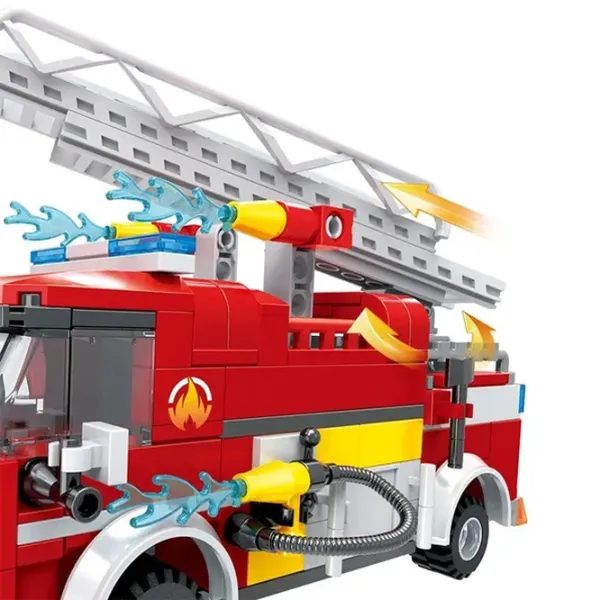 Constructor HD Toys D1R7/17 Pompieri/ Red photo 6