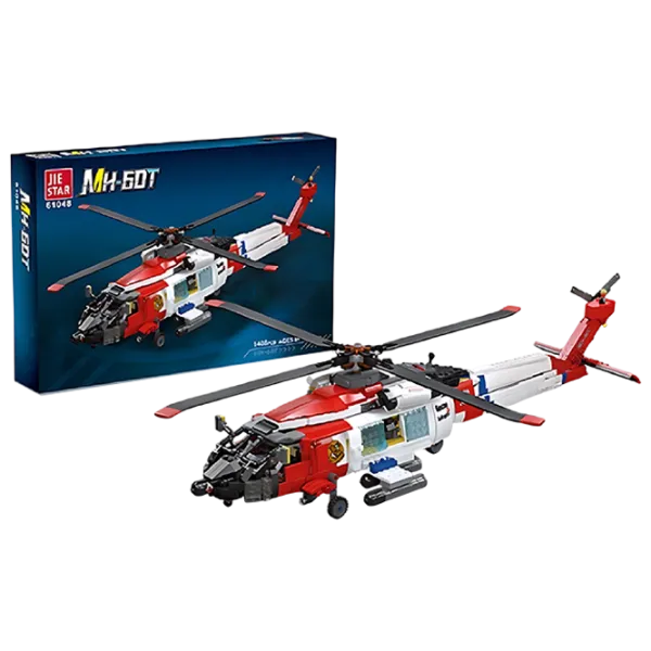 Constructor HD Toys D1R7/12 Elicopter/ White photo 1
