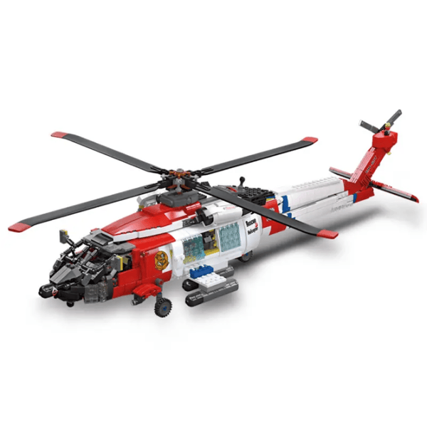 Constructor HD Toys D1R7/12 Elicopter/ White photo 2