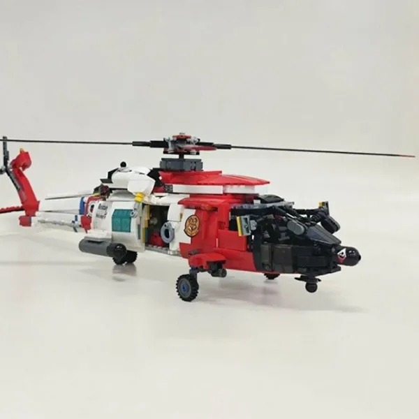 Constructor HD Toys D1R7/12 Elicopter/ White photo 3