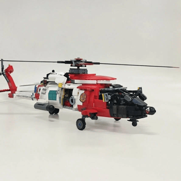 Constructor HD Toys D1R7/12 Elicopter/ White photo 3