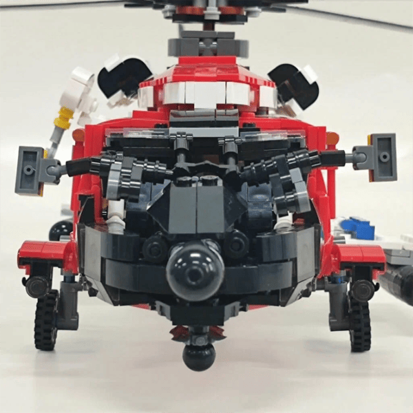 Constructor HD Toys D1R7/12 Elicopter/ White photo 4