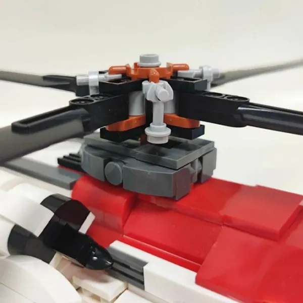 Constructor HD Toys D1R7/12 Elicopter/ White photo 5