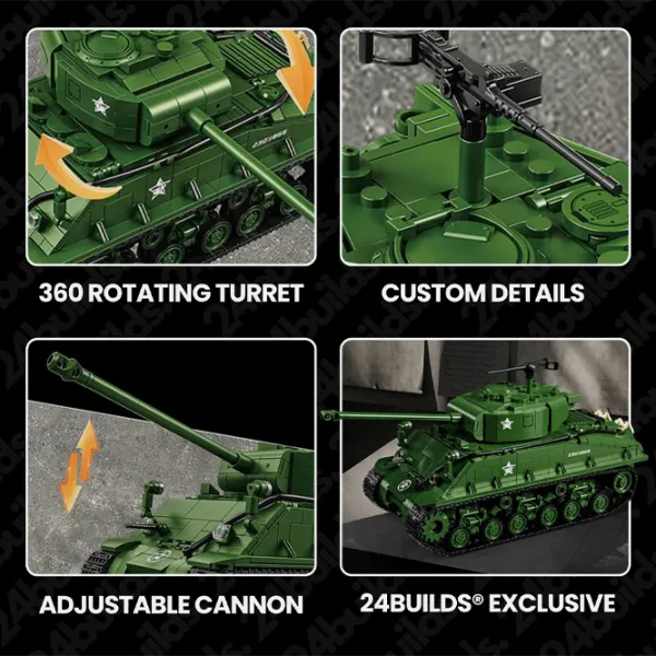 Constructor HD Toys R20/28 Tanc/ Green photo 4