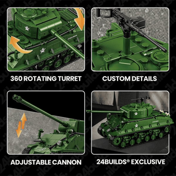 Constructor HD Toys R20/28 Tanc/ Green photo 4