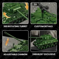 Constructor HD Toys R20/28 Tanc/ Green photo 4