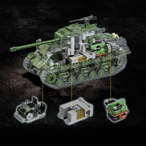 Constructor HD Toys R20/28 Tanc/ Green photo 6