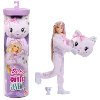 Păpușă Barbie Cutie Reveal Kitten HJL57 model / 3+