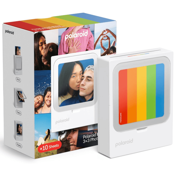 Фотопринтер Polaroid Hi Print 3x3 E-Box Bundle (10 Shots)  / Цветная / Белый photo 2