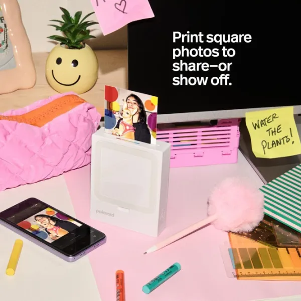Фотопринтер Polaroid Hi Print 3x3 E-Box Bundle (10 Shots)  / Цветная / Белый photo 5